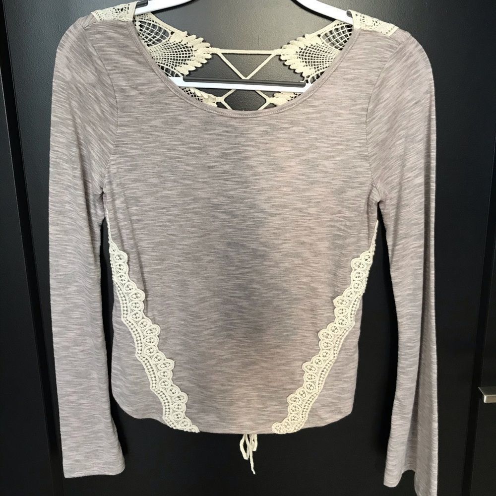 Brand New Lace Back Top